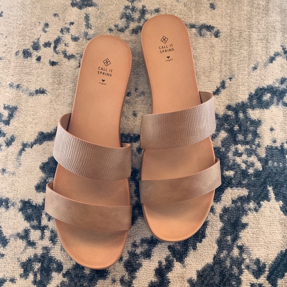 Faux Leather Sandals - Picture 2 of 6